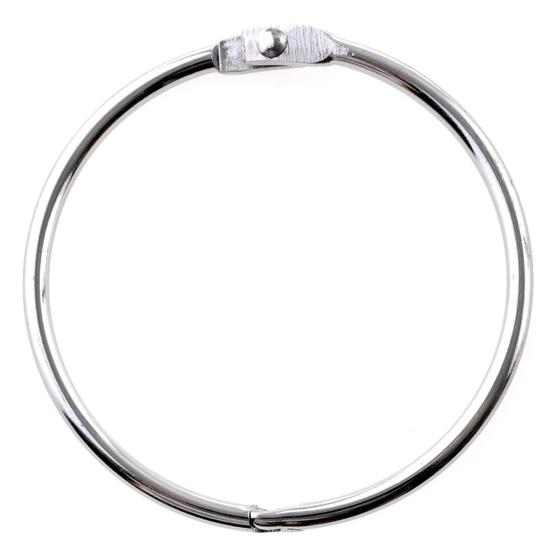 SlipX Solutions Chrome Simple Slide Shower Curtain Rings Provide Effortless Gliding on Standard Shower Rods (Rust Resistant, Snap Closure, Set of 12) - Image 1